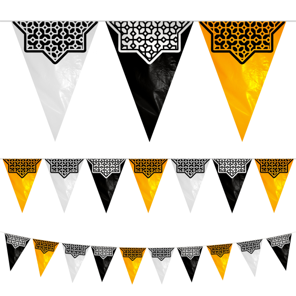 gold_silver_black_geometric_star_bunting
