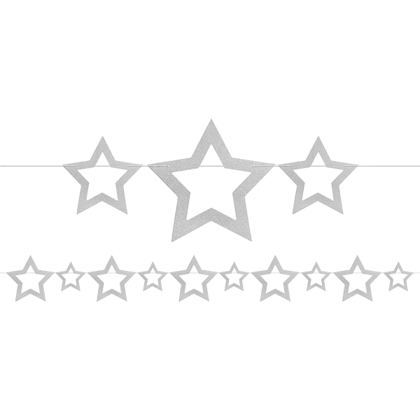 silver_glitter_star_bunting